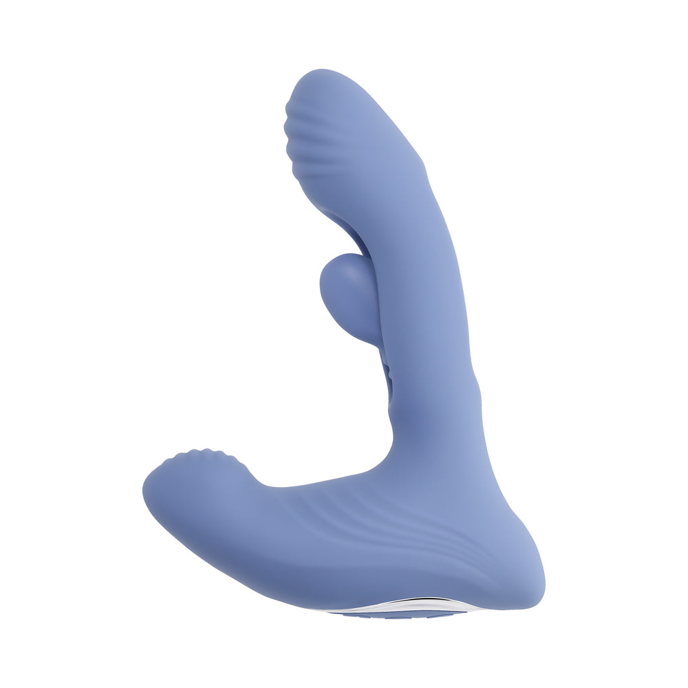 Gender X Flapjack Flapper Dual Stimulator Blue