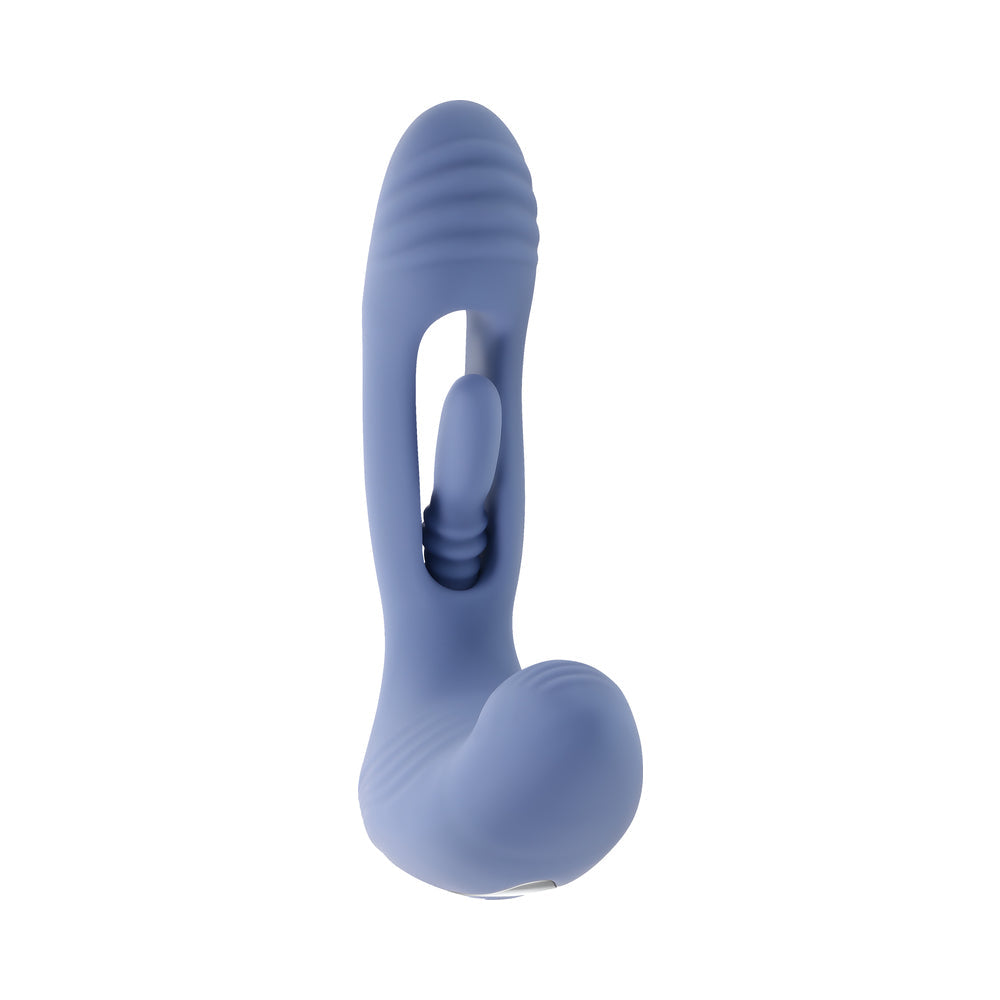 Gender X Flapjack Flapper Dual Stimulator Blue