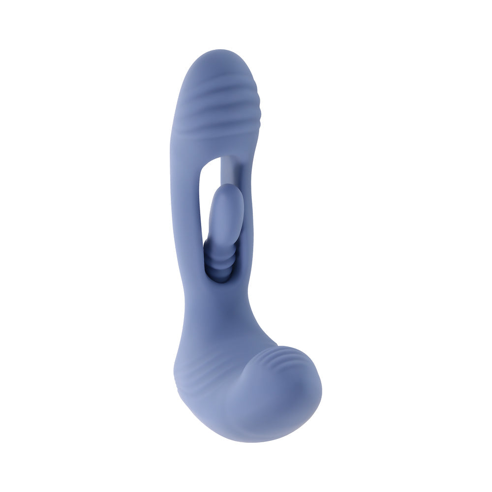 Gender X Flapjack Flapper Dual Stimulator Blue