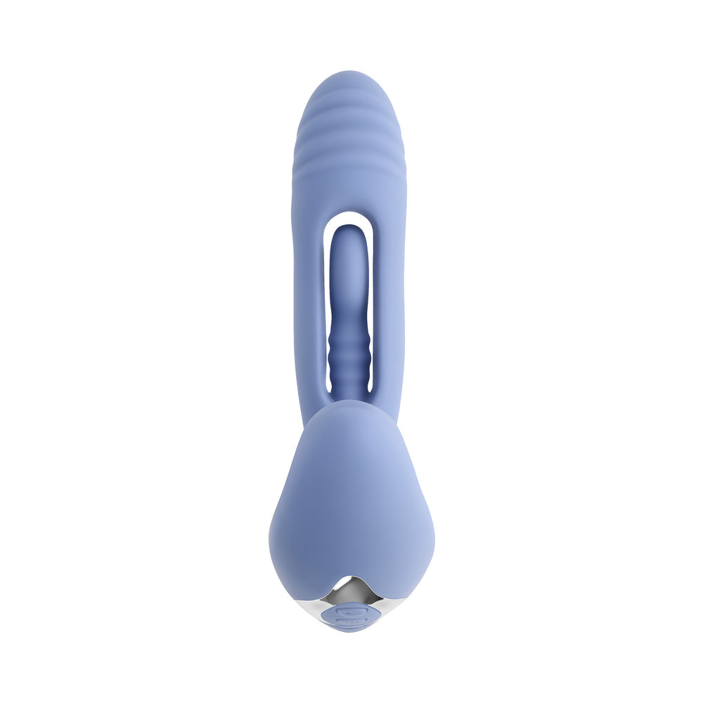 Gender X Flapjack Flapper Dual Stimulator Blue