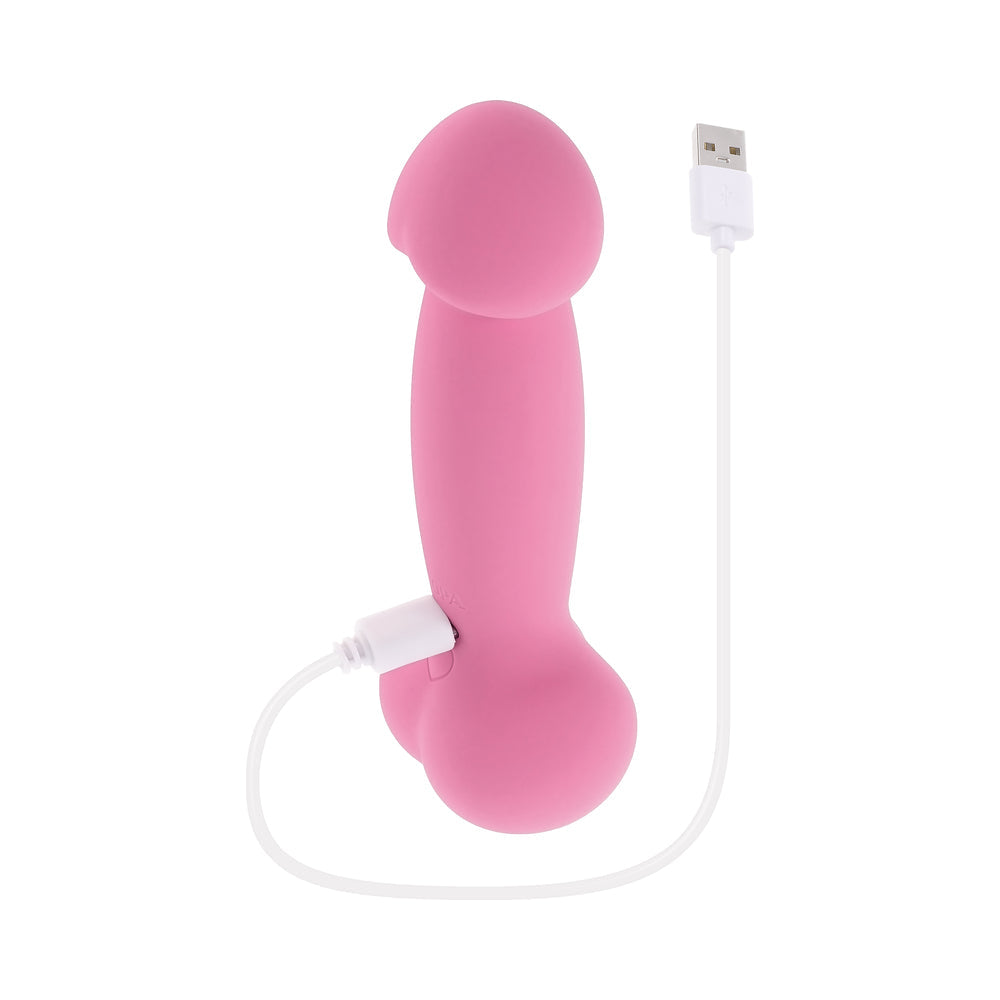 Selopa A Bit Nutty Floppy Phallic Mini Vibrator Pink