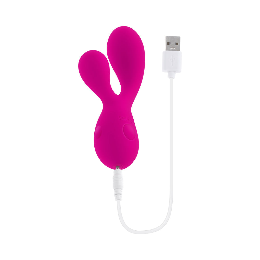 Selopa My Buddy Floppy Mini Dual Vibrator Pink