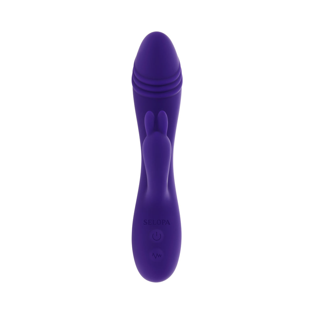 Selopa Triple Tickle 3-Point Stimulation Vibrator Purple