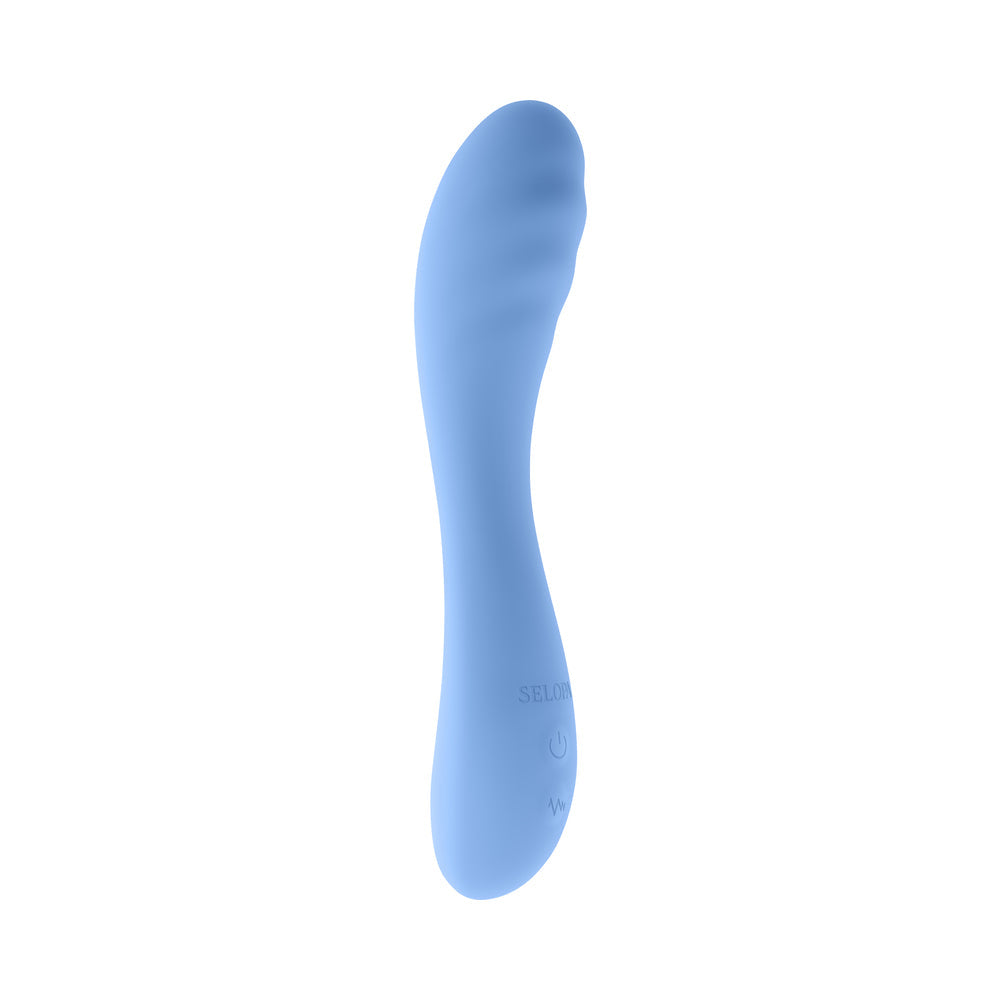 Selopa Hit The Mark Curved-Shaft Vibrator Blue