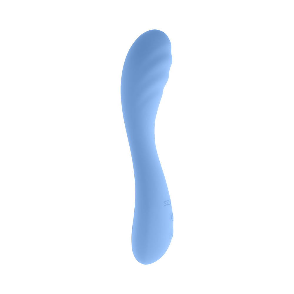 Selopa Hit The Mark Curved-Shaft Vibrator Blue