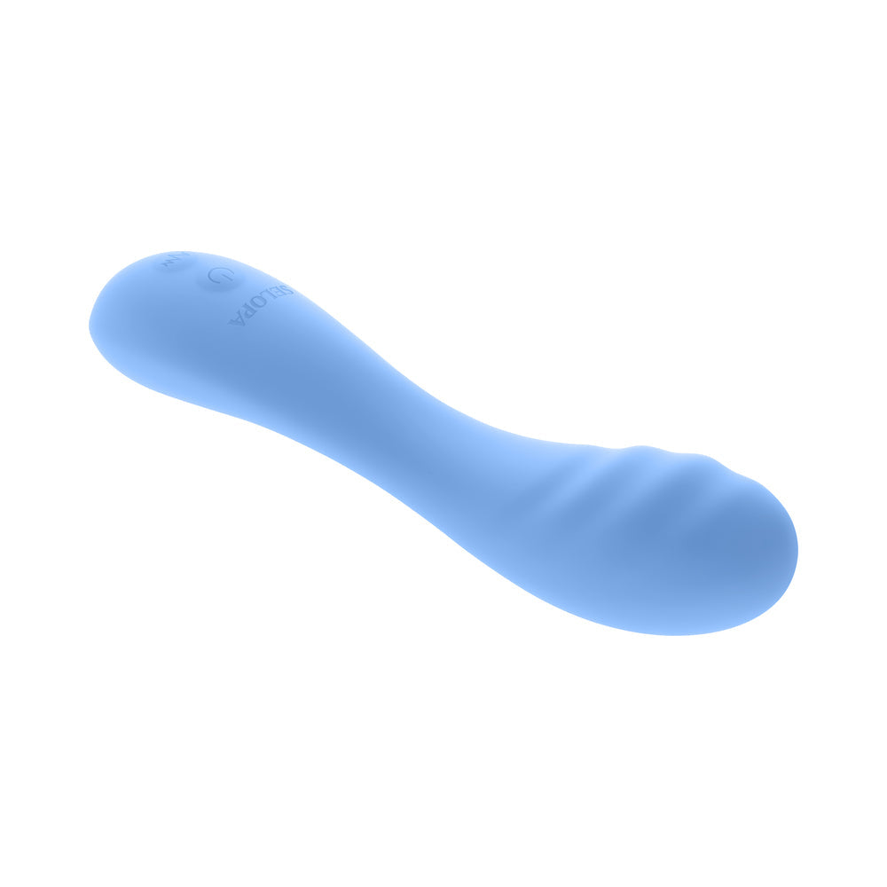 Selopa Hit The Mark Curved-Shaft Vibrator Blue