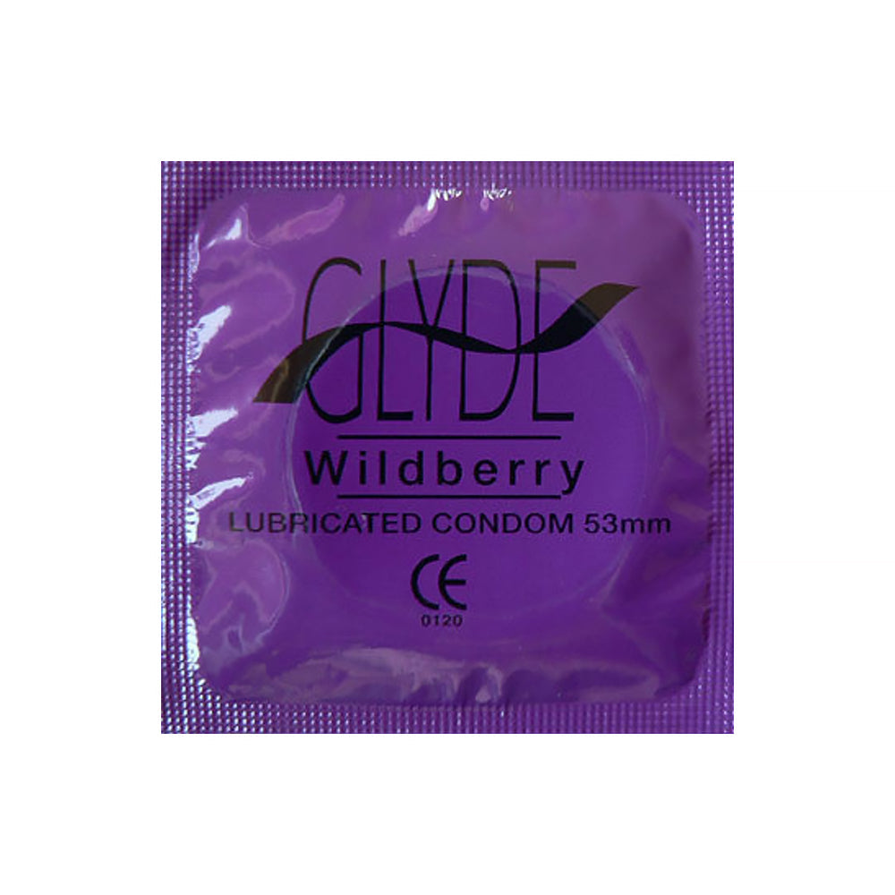 GLYDE Ultrathin Latex Condom Wildberry Flavored 12-Count
