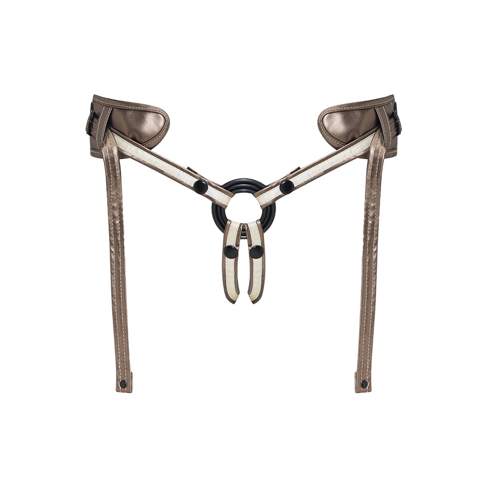 Strap-On-Me Leatherette Harness Desirous