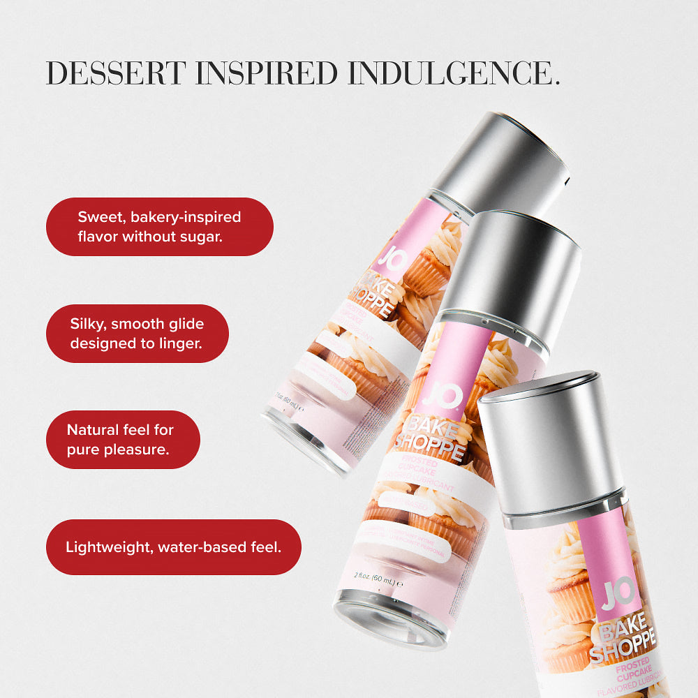 JO Bake Shoppe Frosted Cupcake Flavored Water-Based Lubricant 2 oz.