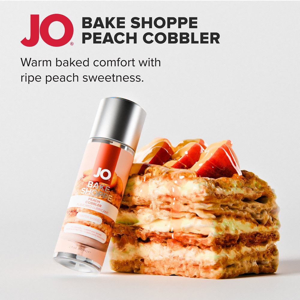 JO Bake Shoppe Peach Cobbler Flavored Water-Based Lubricant 2 oz.