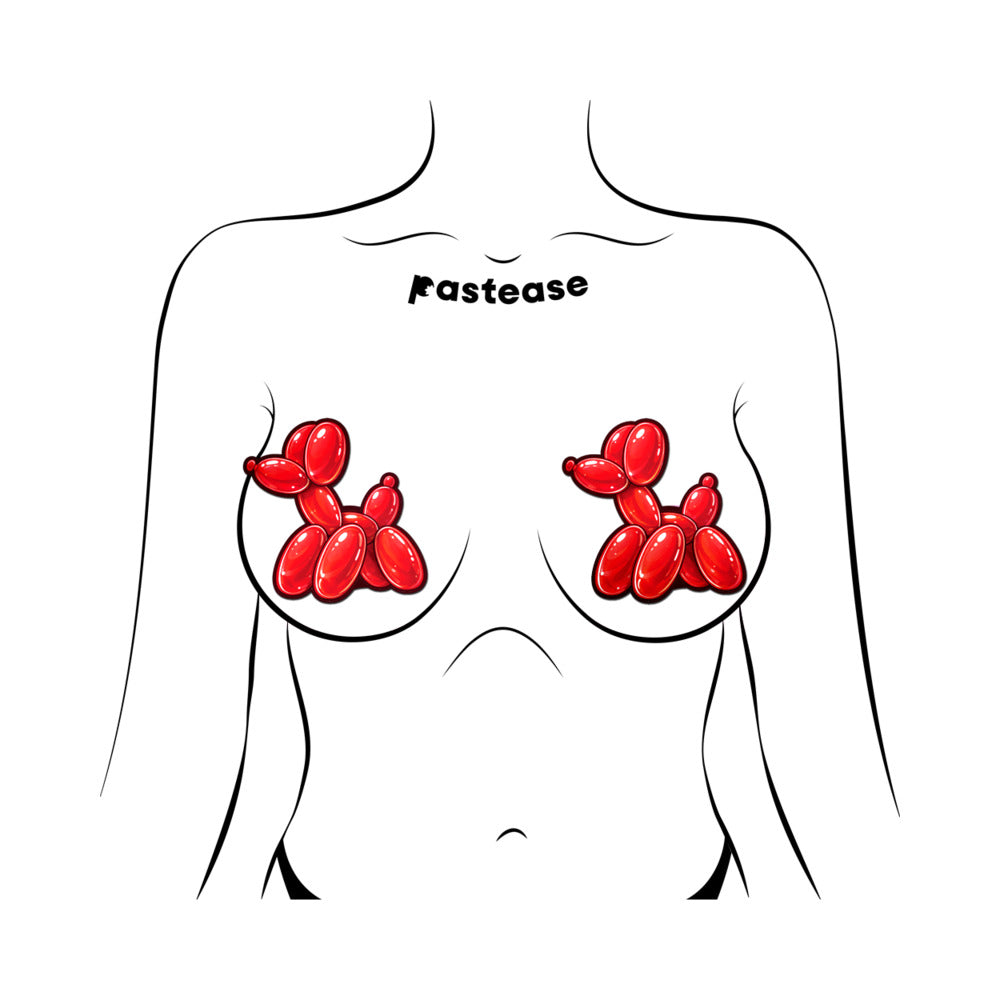 Pastease Red Balloon Animal Breast Pasties