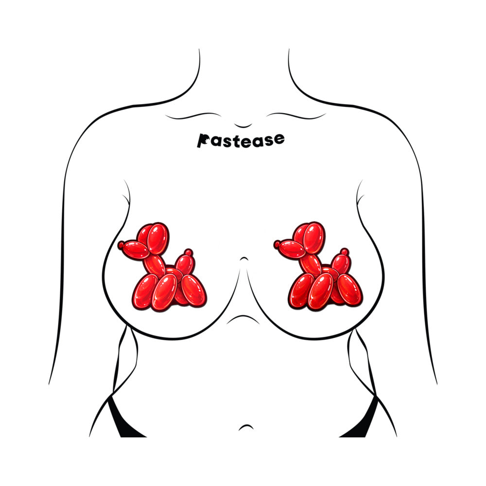 Pastease Red Balloon Animal Breast Pasties