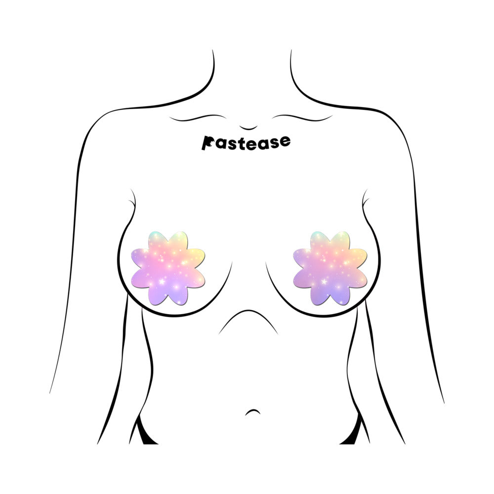 Pastease Dreamy Pastel Celestial Stars Petal Breast Pasties