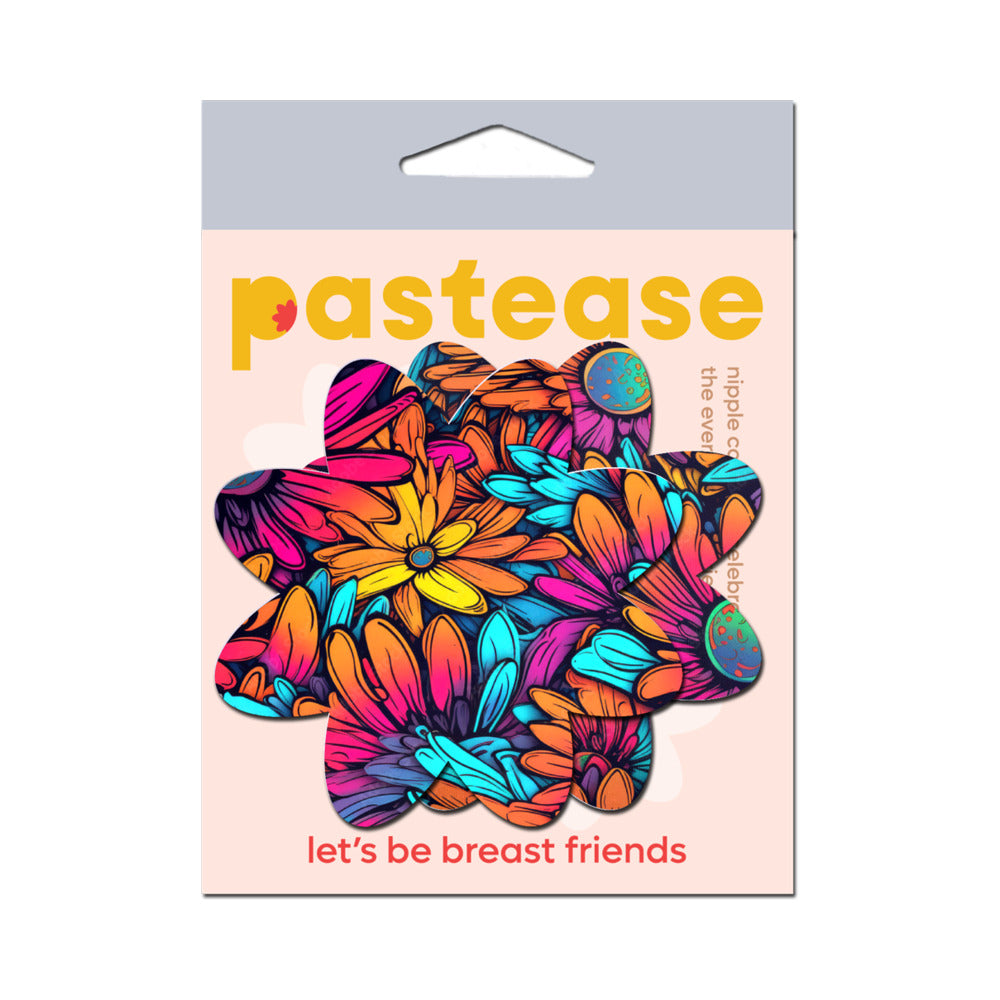 Pastease Neon Flowers Petal Breast Pasties