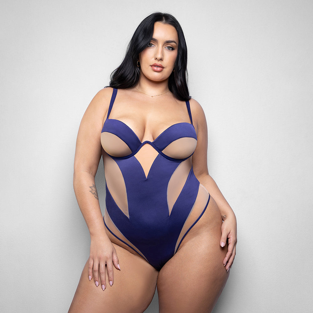 Fantasy Lingerie Elusive Yvaine Teddy with Underwire Cups 3XL/4XL