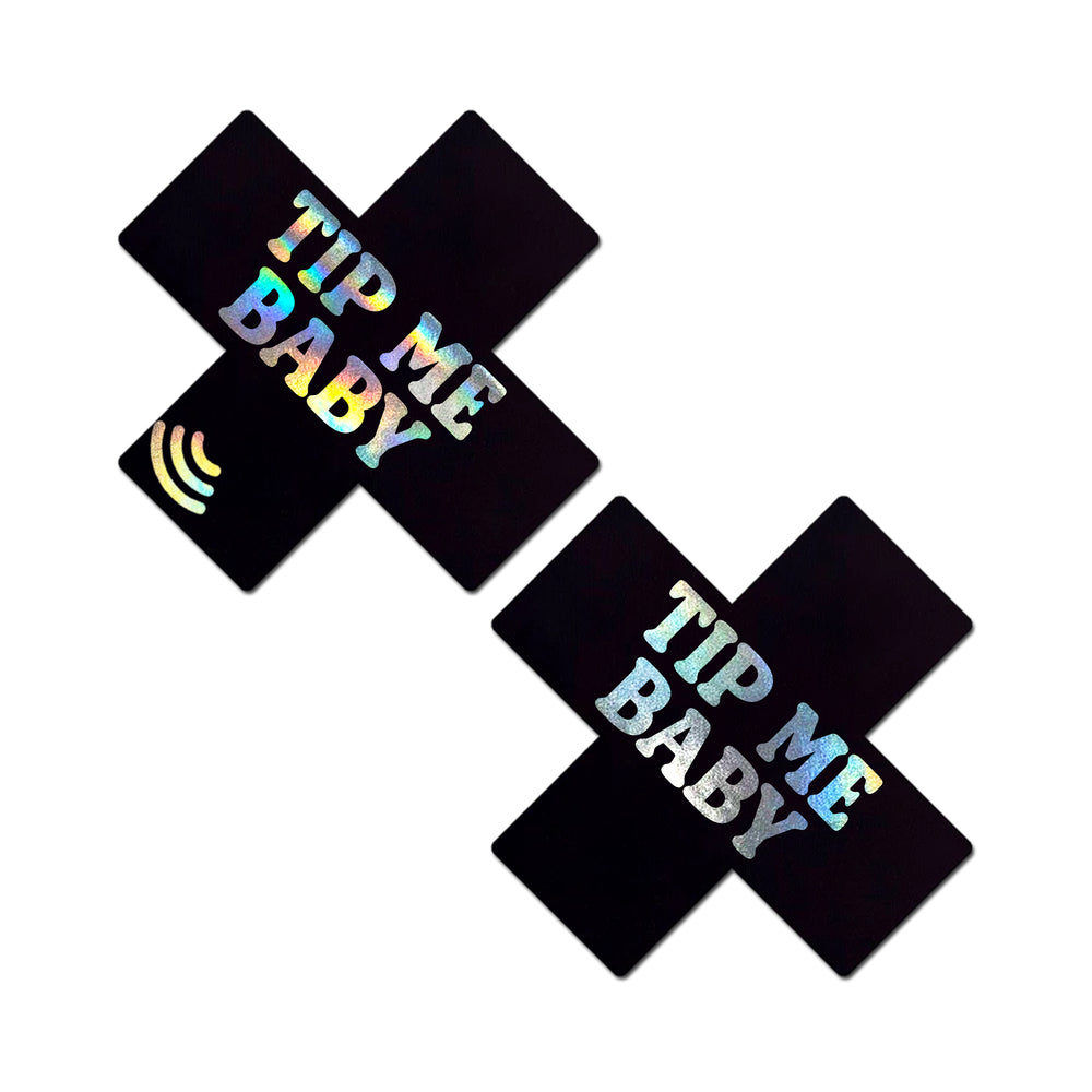 Neva Nude Tip Me Baby Holographic X Smart NFC Pasties