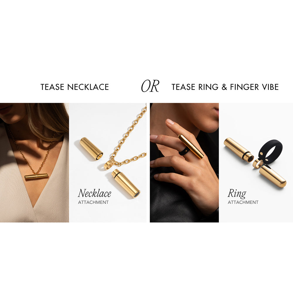 Crave Tease Collection (Necklace + Ring) Silver