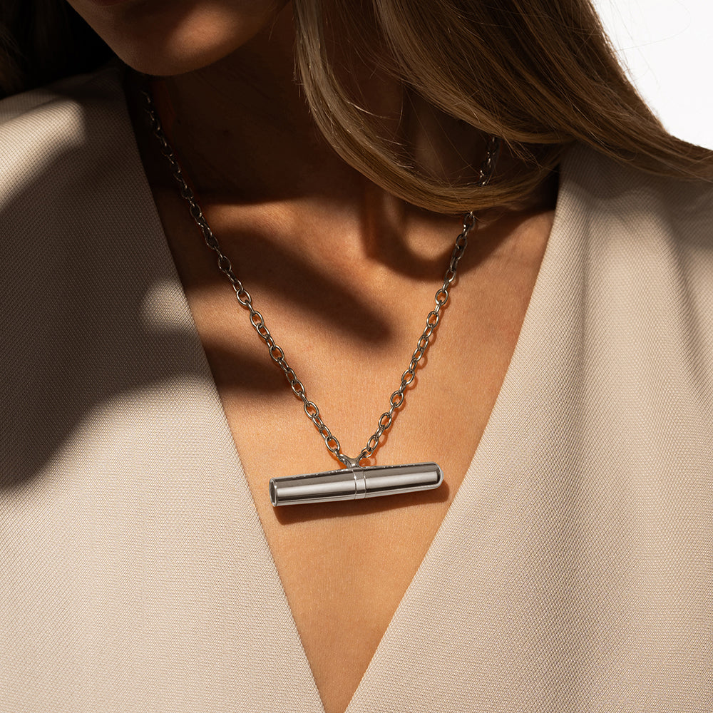 Crave Tease Necklace Silver