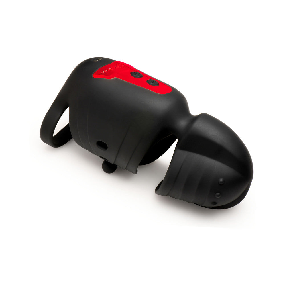 JOCK Advanced Helmet Humper Gyrating&Vibrating Silicone Masturbator