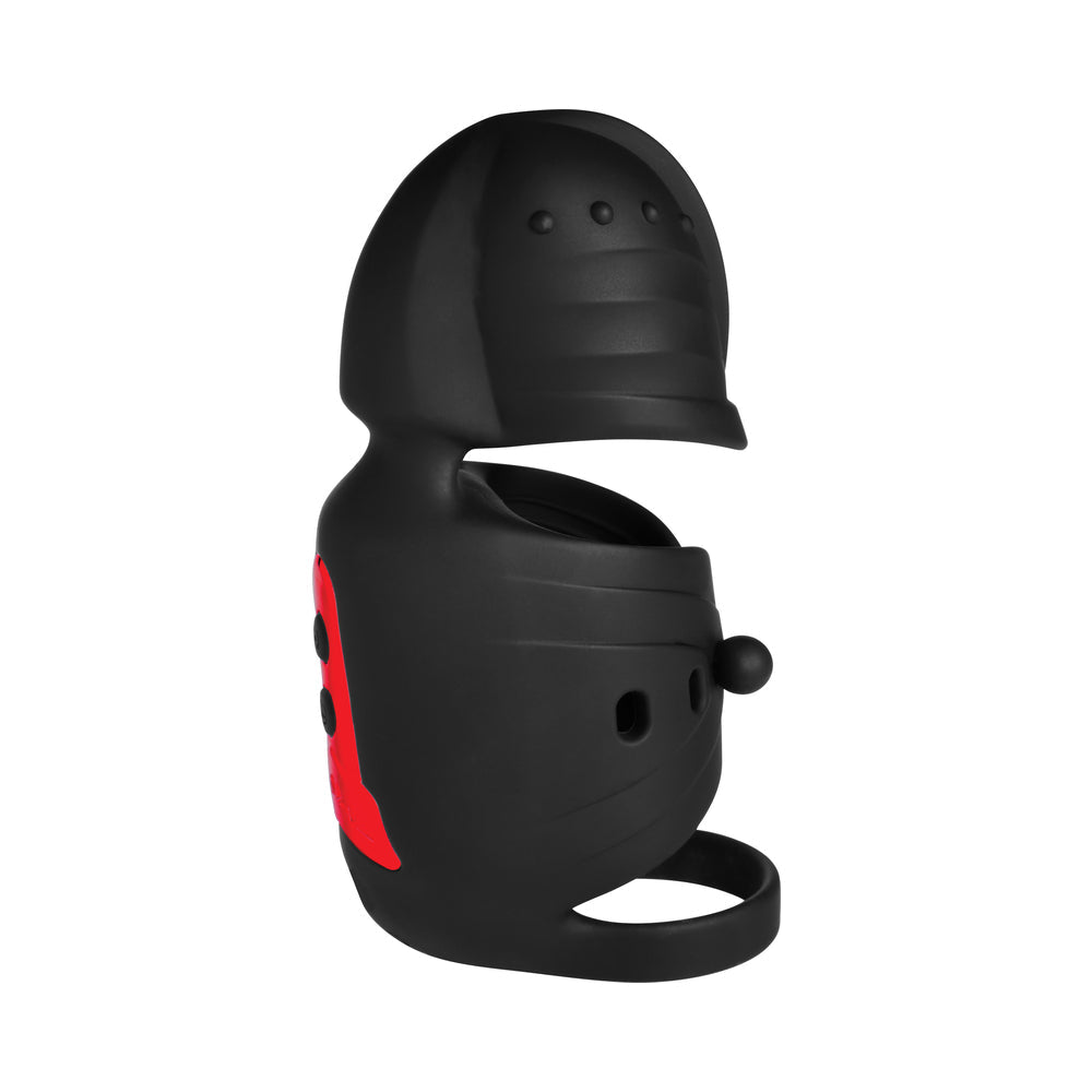 JOCK Advanced Helmet Humper Gyrating&Vibrating Silicone Masturbator