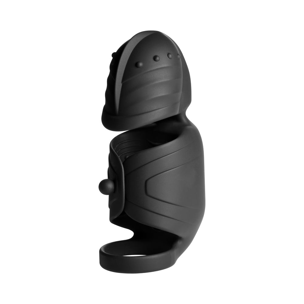 JOCK Advanced Helmet Humper Gyrating&Vibrating Silicone Masturbator