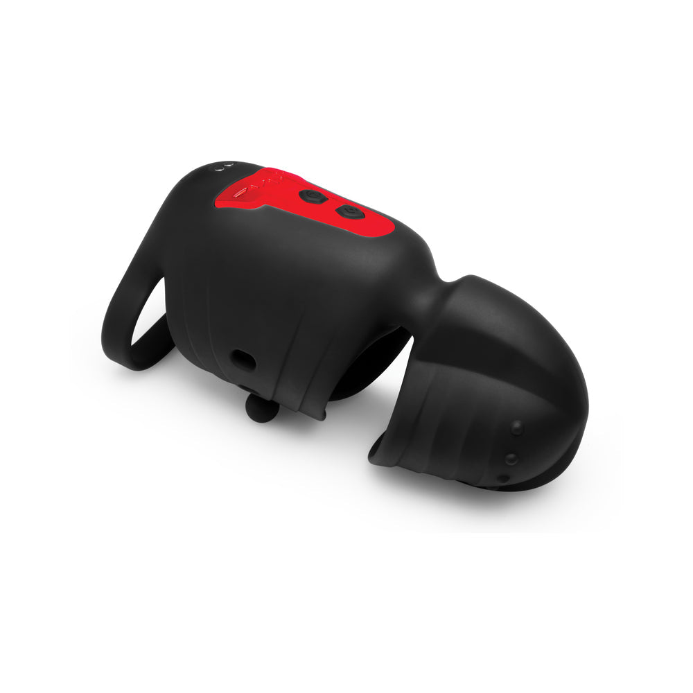 JOCK Advanced Helmet Humper Gyrating&Vibrating Silicone Masturbator