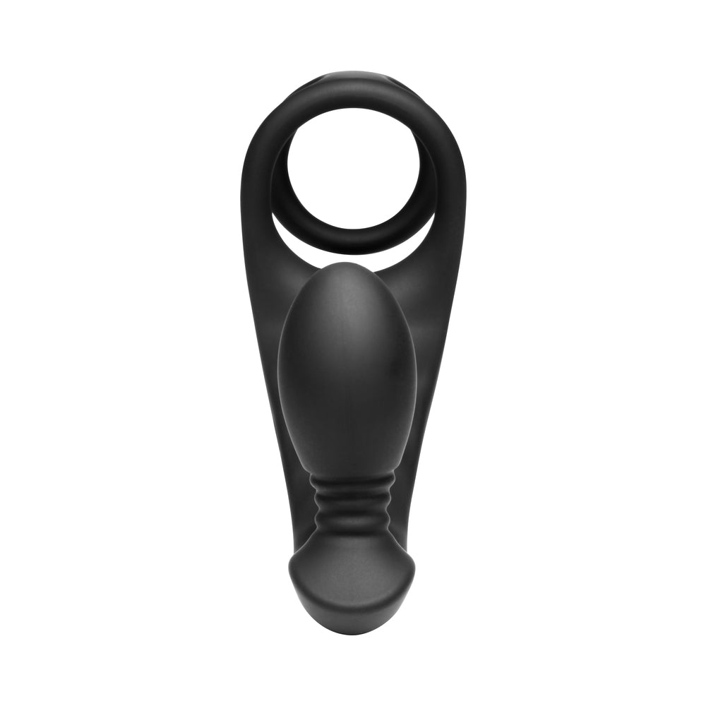 JOCK Enhancers Triple Rush Vibrating C-Ring&Anal Plug w/ Remote