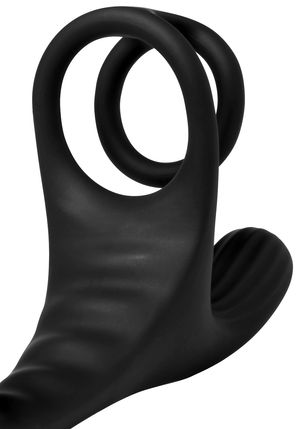 JOCK Enhancers Triple Rush Vibrating C-Ring&Anal Plug w/ Remote