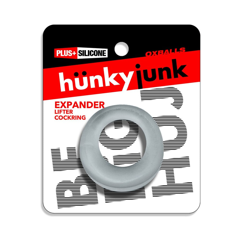 Hunkyjunk Expander Slimmer Scoop Style Cockring Clear Steam