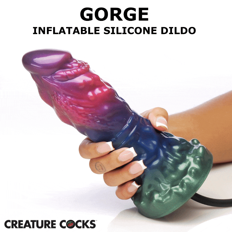 Creature Cocks Gorge Inflatable Silicone Dildo