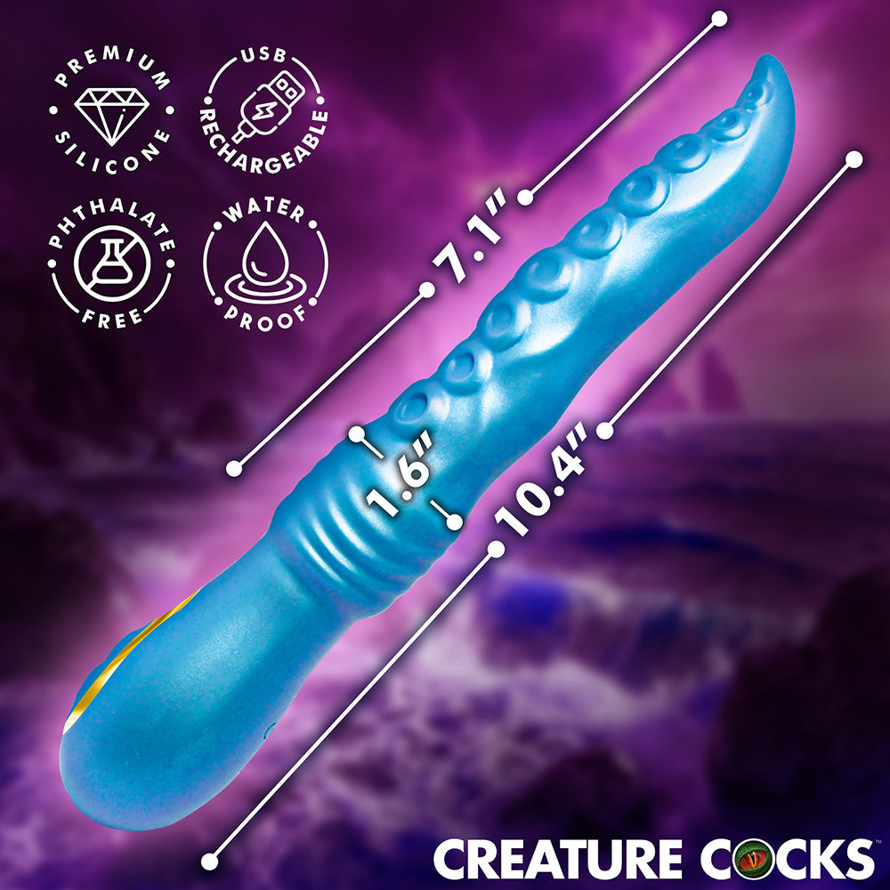 Creature Cocks Tenta-Squirm Squirming Silicone Vibrator