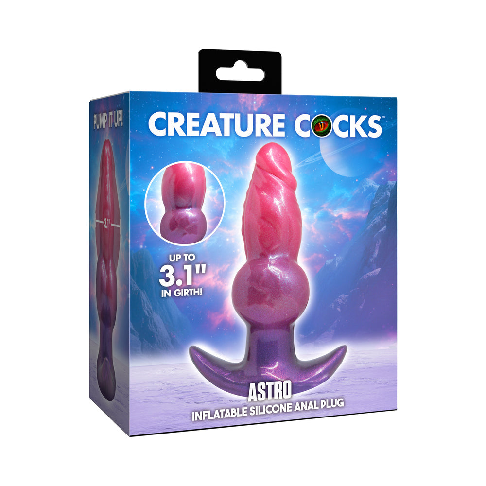 Creature Cocks Astro Inflatable Silicone Anal Plug
