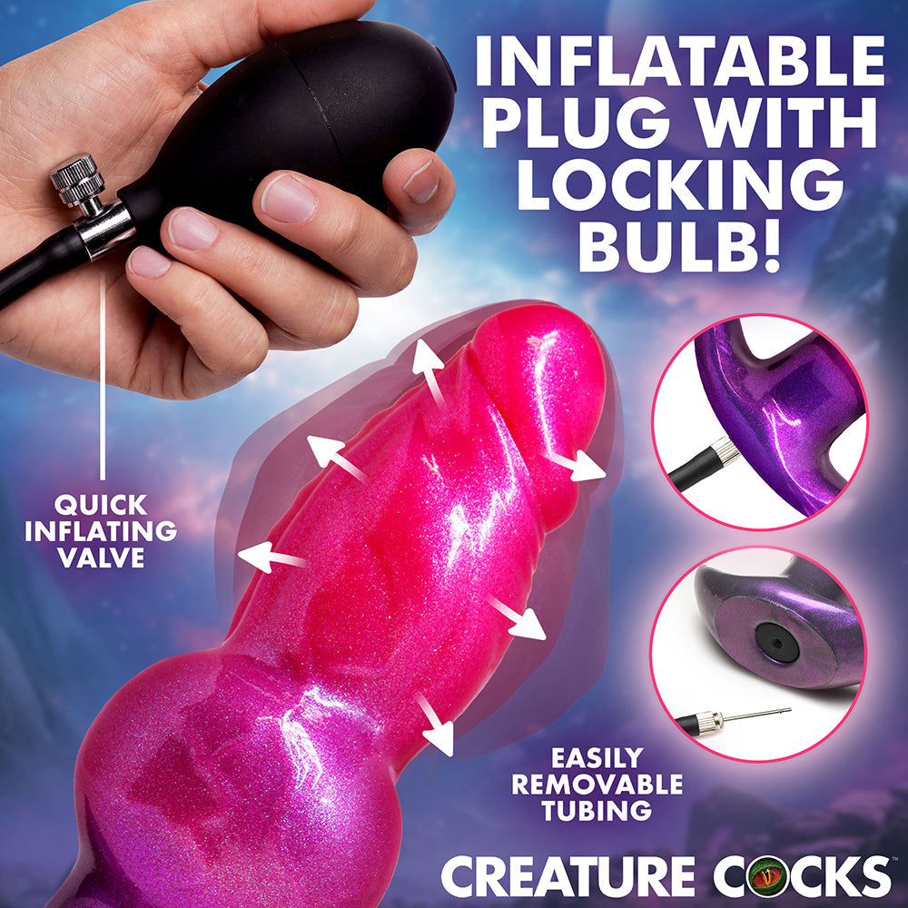 Creature Cocks Astro Inflatable Silicone Anal Plug