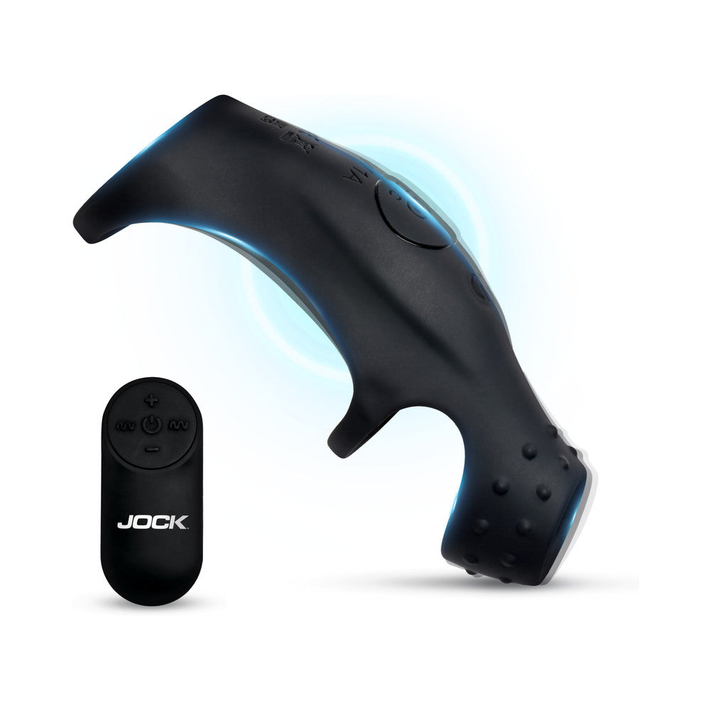 JOCK Enhancers Rush Vibrating Penis Sleeve C-Ring with Remote