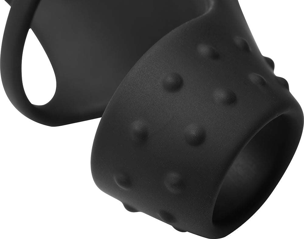 JOCK Enhancers Rush Vibrating Penis Sleeve C-Ring with Remote