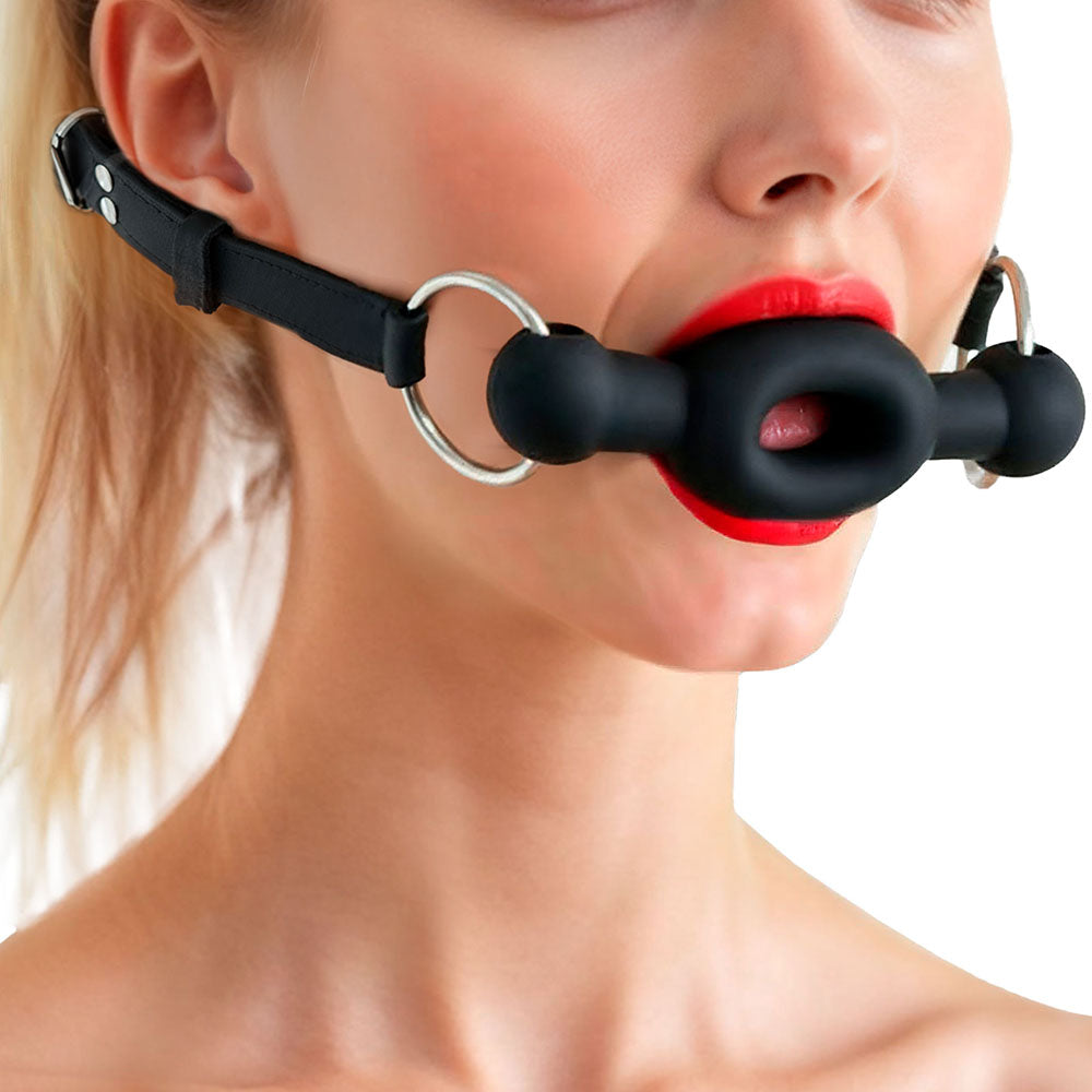 Master Series Forced Silicone Feeding Gag