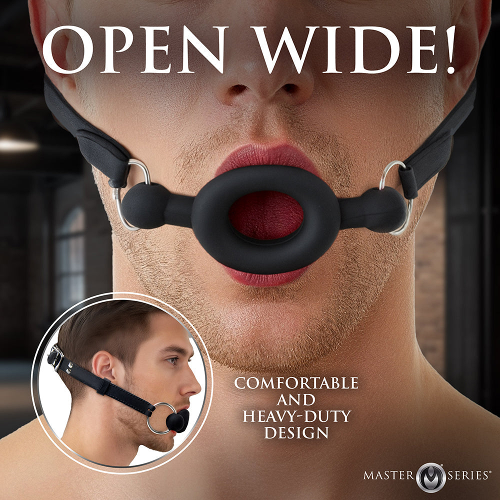 Master Series Forced Silicone Feeding Gag