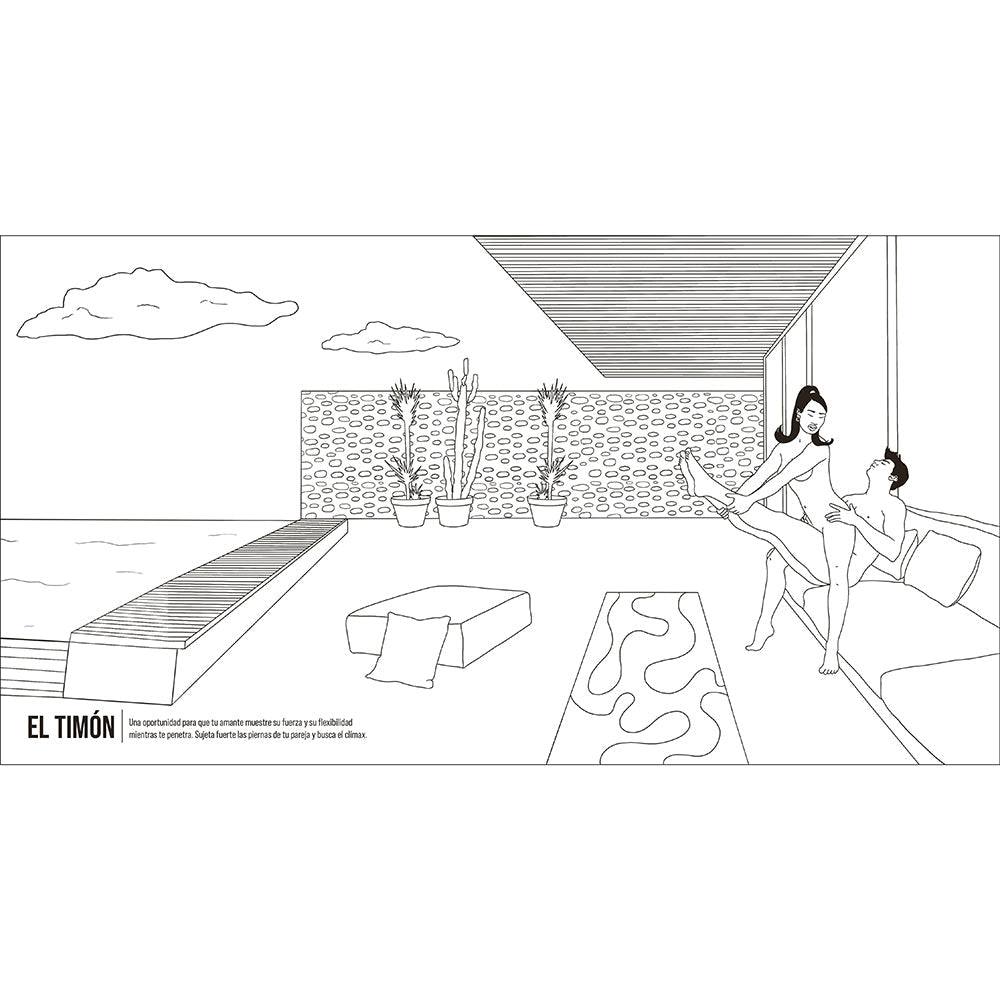 Kama Sutra Coloring Book: Libro para colorear (Spanish Edition)