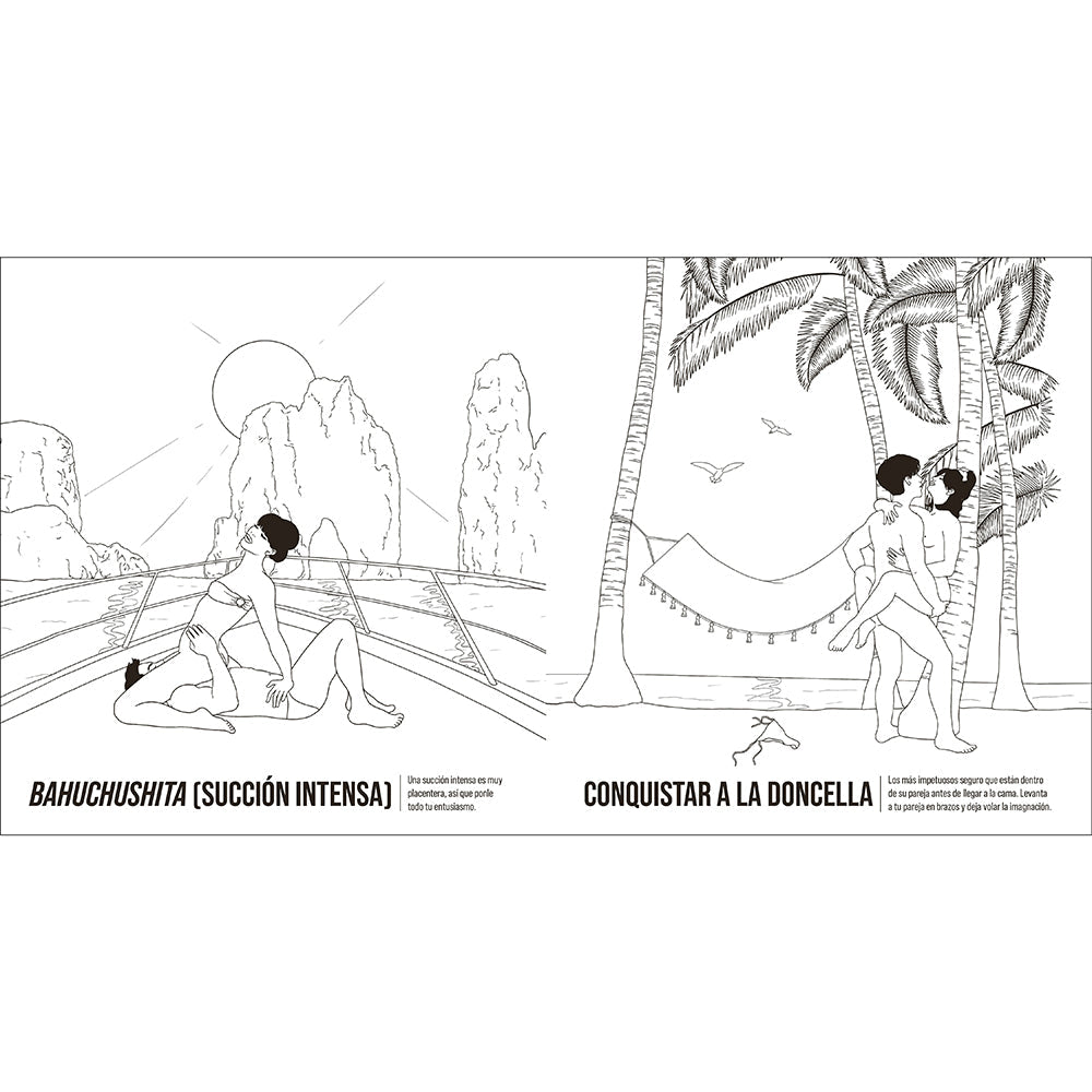Kama Sutra Coloring Book: Libro para colorear (Spanish Edition)