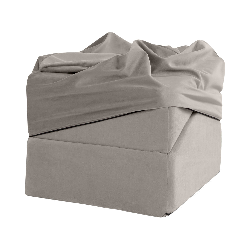 Liberator Flip Ramp Sex Positioning Pillow with Slip Cover Lush Grey