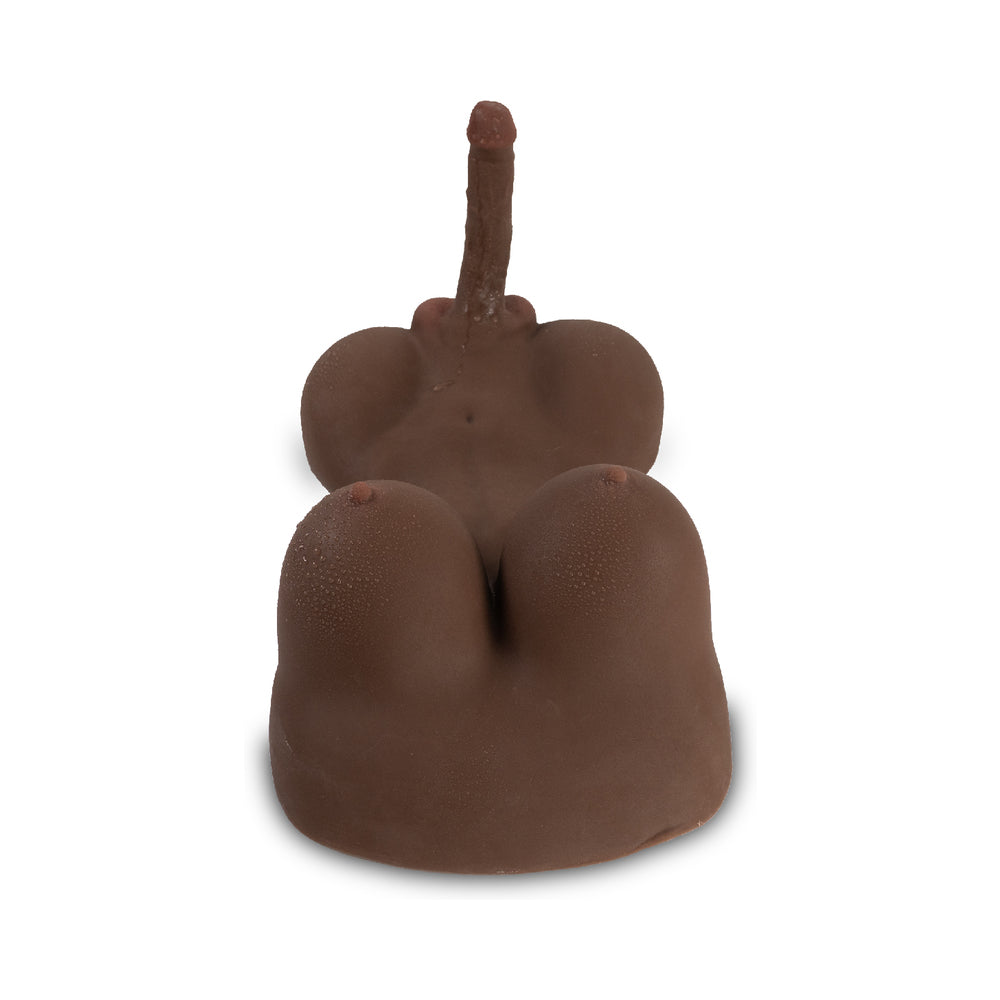 Camtoyz Raw Torso Transexual Rupol Piel Oscura Chocolate