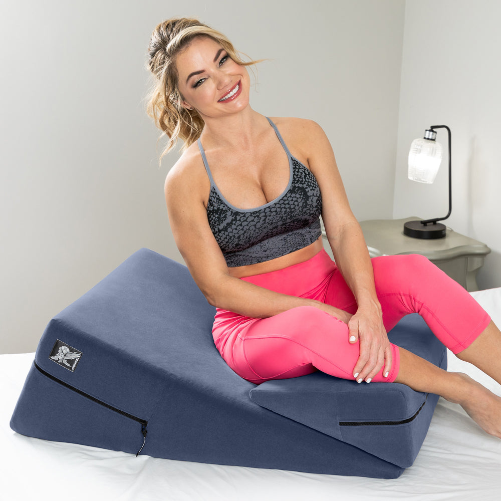 Liberator Wedge & Ramp Sex Combo Original Size Décor Velvet Blue