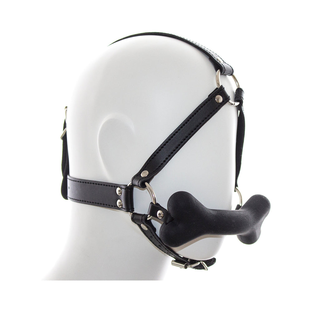 Ple''sur Face Harness Dog Bone Gag