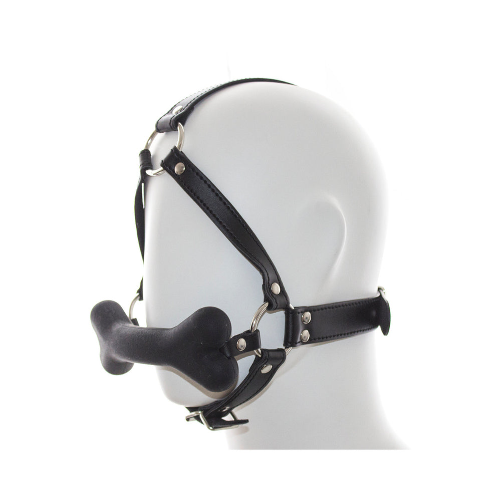 Ple''sur Face Harness Dog Bone Gag