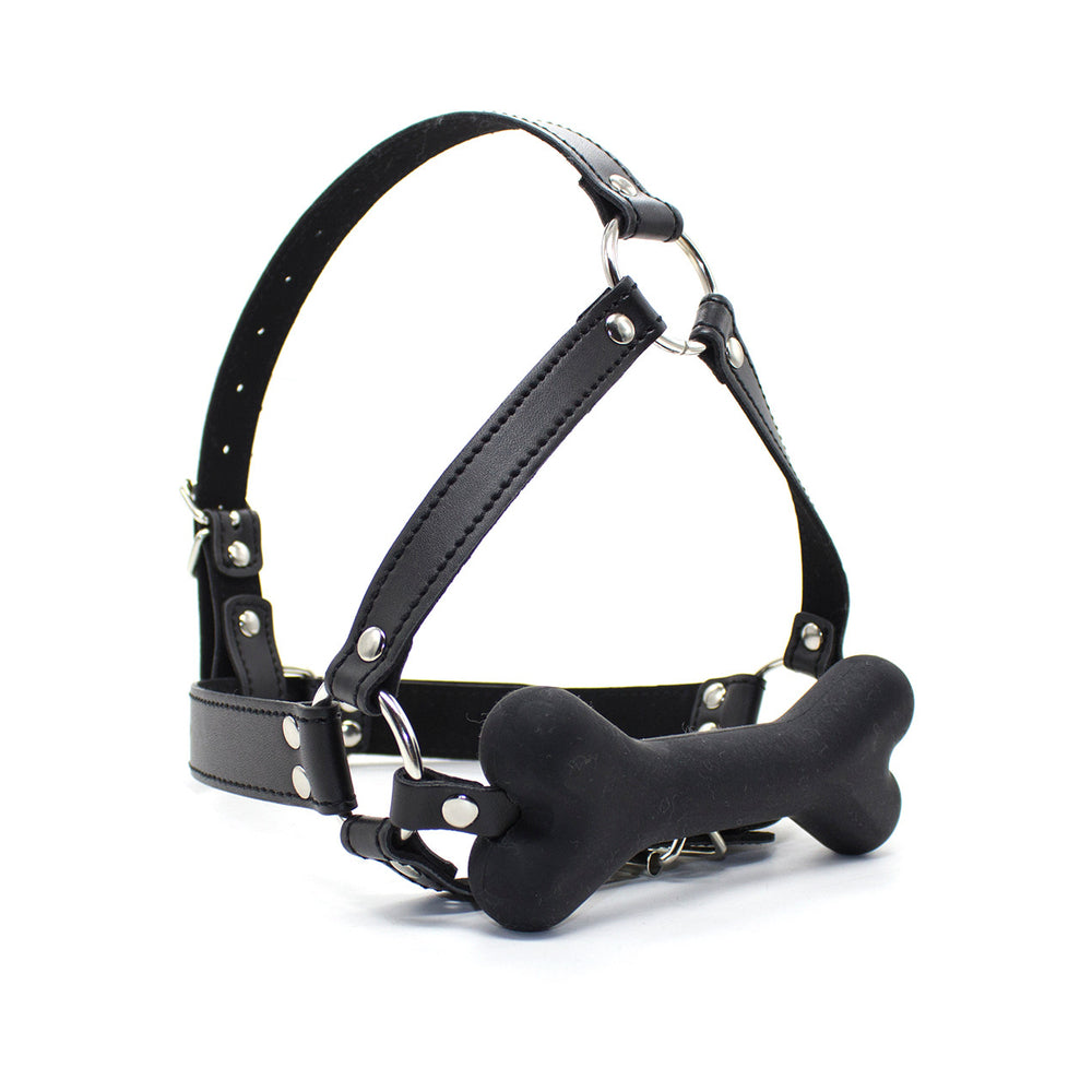 Ple''sur Face Harness Dog Bone Gag