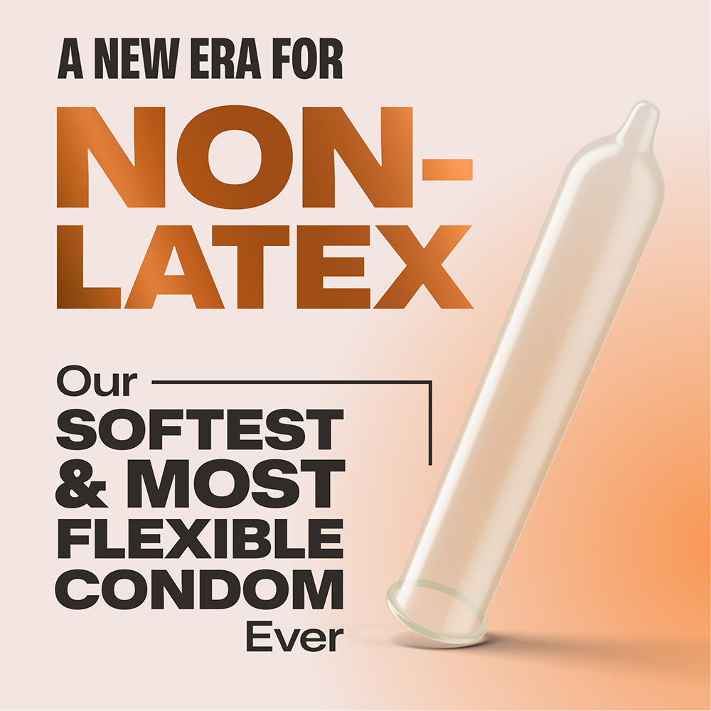 Trojan G.O.A.T Non-Latex Silicone Lubricated 3-Pack