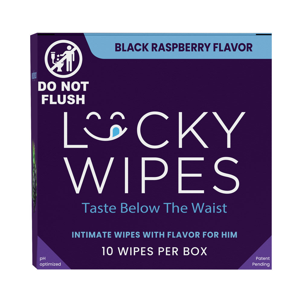 Sweetums Lucky Wipes Black Raspberry Flavor 10-Pack