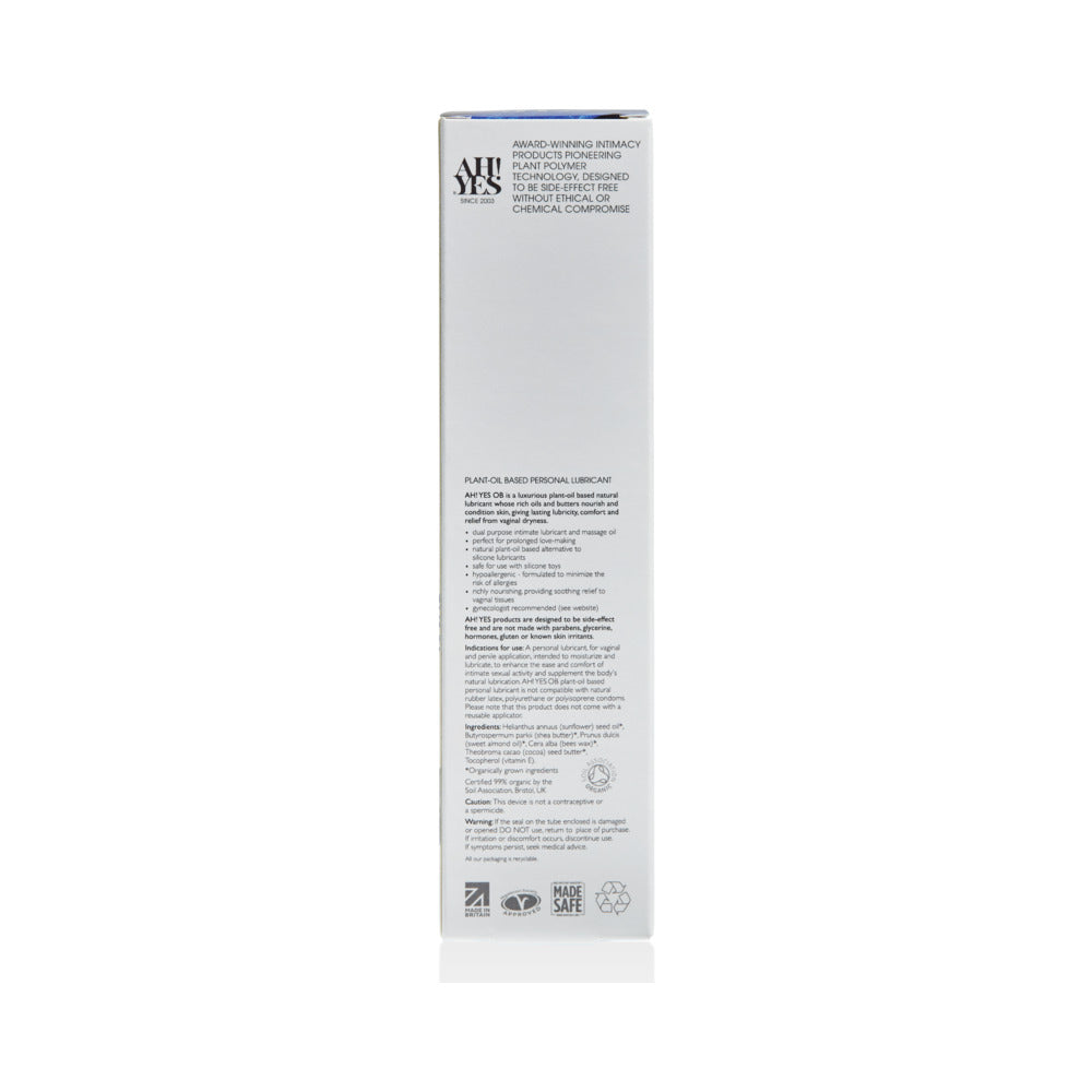 AH! YES OB Plant-Oil Based Personal Lubricant 4.7 oz.