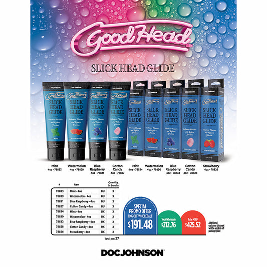 Doc Johnson Good Head Slick Bundle - product photo