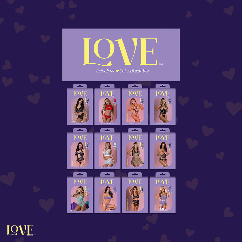 Magic Silk Love Assorted 12-Style Planogram (72 pcs)